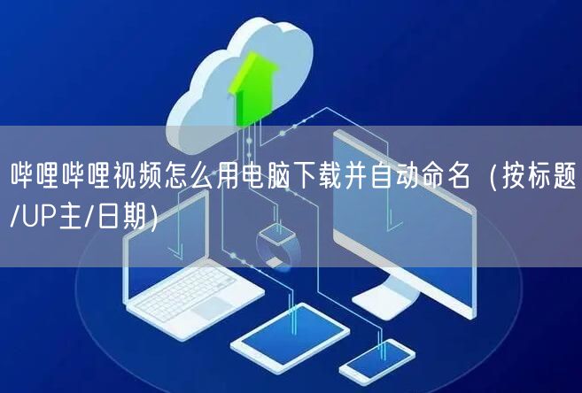 哔哩哔哩视频怎么用电脑下载并自动命名（按标题/UP主/日期）